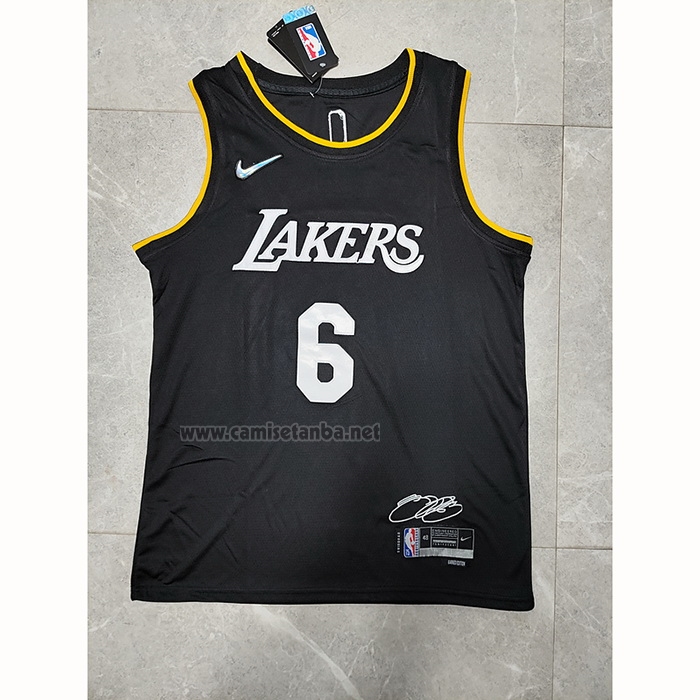 Camiseta Los Angeles Lakers LeBron James #6 Select Series 2022 Negro